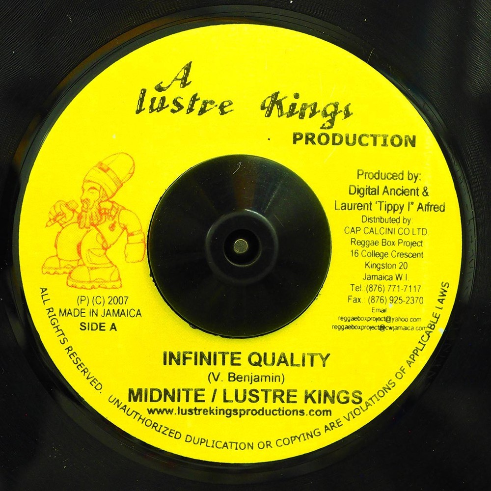 Midnite – Infinite Quality / Version (rhythm: “Shining”) [New Vinyl 7″]