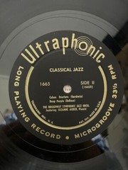 George Gershwin Classical Jazz 1665 Ultraphonic High Fidelity LP 1959 EX