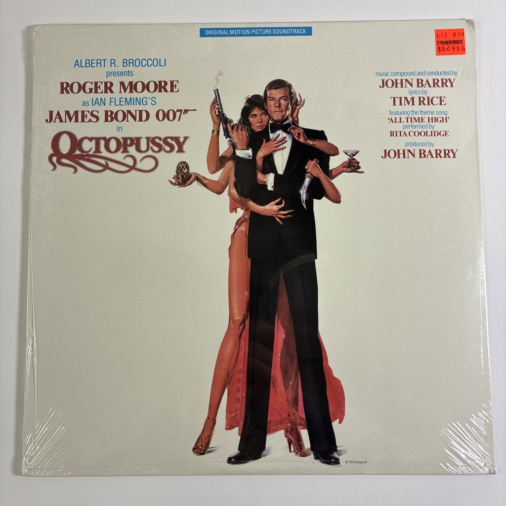 James Bond Octopussy 1983 A&M-SP 4967 Soundtrack John Barry SEALED