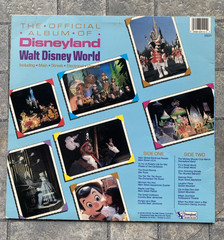 The Official Album Of Disneyland / Walt Disney World Vinyl