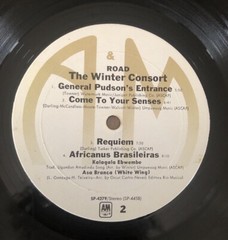 VINYL ONLY THE WINTER CONSORT “Road” LP A&M Records SP 4279 World Jazz