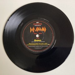 Def Leppard, animal 7” 45 SINGLE VINYL Hard Rock heavy metal 1987 1st press (z