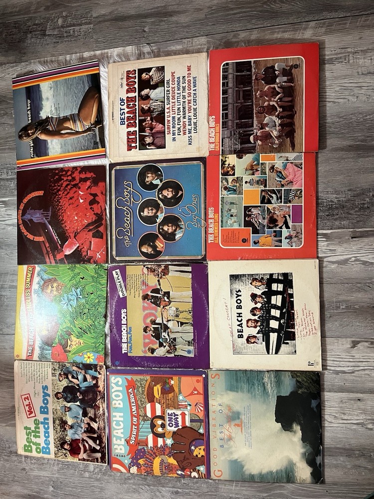 Lot 13 BEACH BOYS Vinyl LP Record Collection Lot 1964-1985 Endless Summer Nice