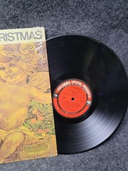Vintage The Great Songs Of Christmas Album 8 12″ Black Vinyl LP Columbia Xmas