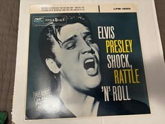 elvis presley record lpm 1500 shock rattle and roll with booklet