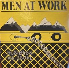 Men At Work Business As Usual LP 12″ Vinyl Columbia 33 RPM Rock Stereo VG+