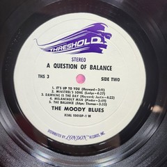 The Moody Blues “A Question Of Balance” Vinyl Record Album Threshold THS3