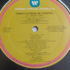 Warner Special Products – All Night Long Various Artists Vinyl LP OP-2511