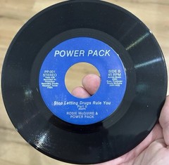 ROSE McGUIRE & POWER PACK Stop Letting Drugs Rule You 45 NM* RARE Hip Hop Rap