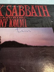**Original Artisan Pressing** Black Sabbath “Seventh Star” (1986) Warner LP VG+