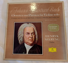 J.S. Johann Sebastian Bach 6 Sonatas & Partitas for Solo Violin Szeryng 3 LP DG