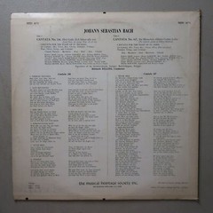 JOHANN SEBASTIAN BACH CANTATA NO. 130/167 VINYL LP MHS VG 81