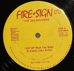 Disco The 202 Machine – Rock Your Body 12” Single