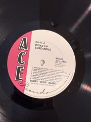 BOBBY BLAND: woke up screaming! ACE 12″ LP 33 RPM United Kingdom 1981