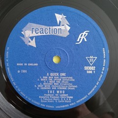 The Who – A Quick One UK OG MONO – 1966 – 593 002 – Used – VG+ – Vinyl