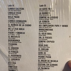CUMBIA EL CUARTETO IMPULSO Exitos De Cumbias Pegaditas LP 1984
