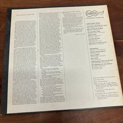 Texas Blues Vol 2 LP Record 1965 Arhoolie Blues Folk 33 RPM