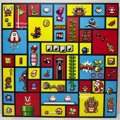 Super Mario All Stars Vinyl Record Video Game Soundtrack VGM OST SNES With Pin