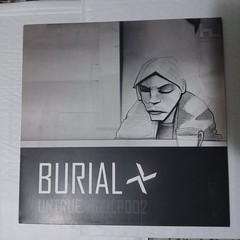 Burial Untrue vinyl LP 2007, 2014 pressing, non-standard track listing