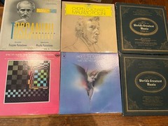 11 Classical Vinyl LP Lot Bernstein Toscanini Chopin Holst Mozart RCA
