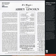 Abbey Lincoln – It’s Magic – JAZZ *NEW/VMP*