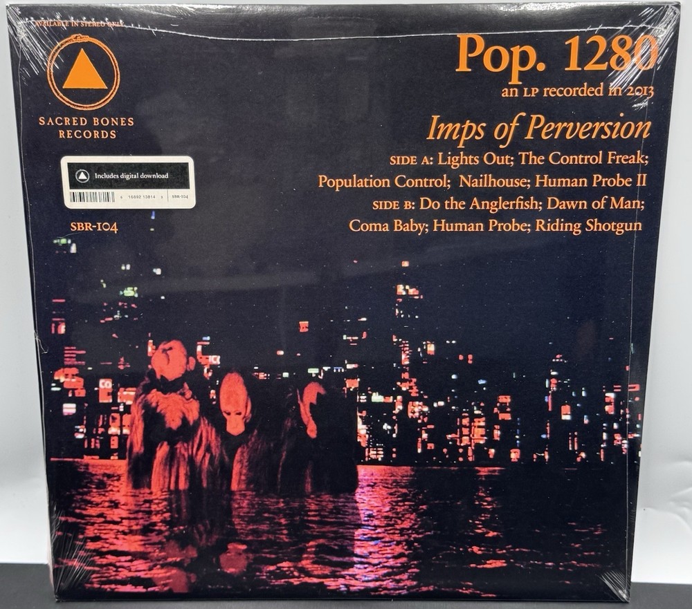 Sealed Pop. 1280 – “Imps of Perversion” 1LP, 2013, punk/noise, Sacred Bones