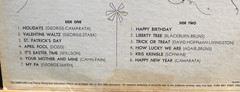 33 LP Vinyl Album Record Disneyland Happy Birthday Songs for Every Holiday 1964