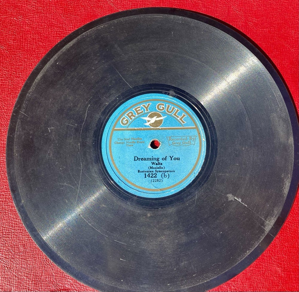 Rare Grey Gull 78 Record – Hot Jazz Dance Band – Mike Mosiello – 1920s
