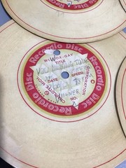Homemade Records Lot Of 10 Wilcox-Gay Corp 1950s Recordio Discs