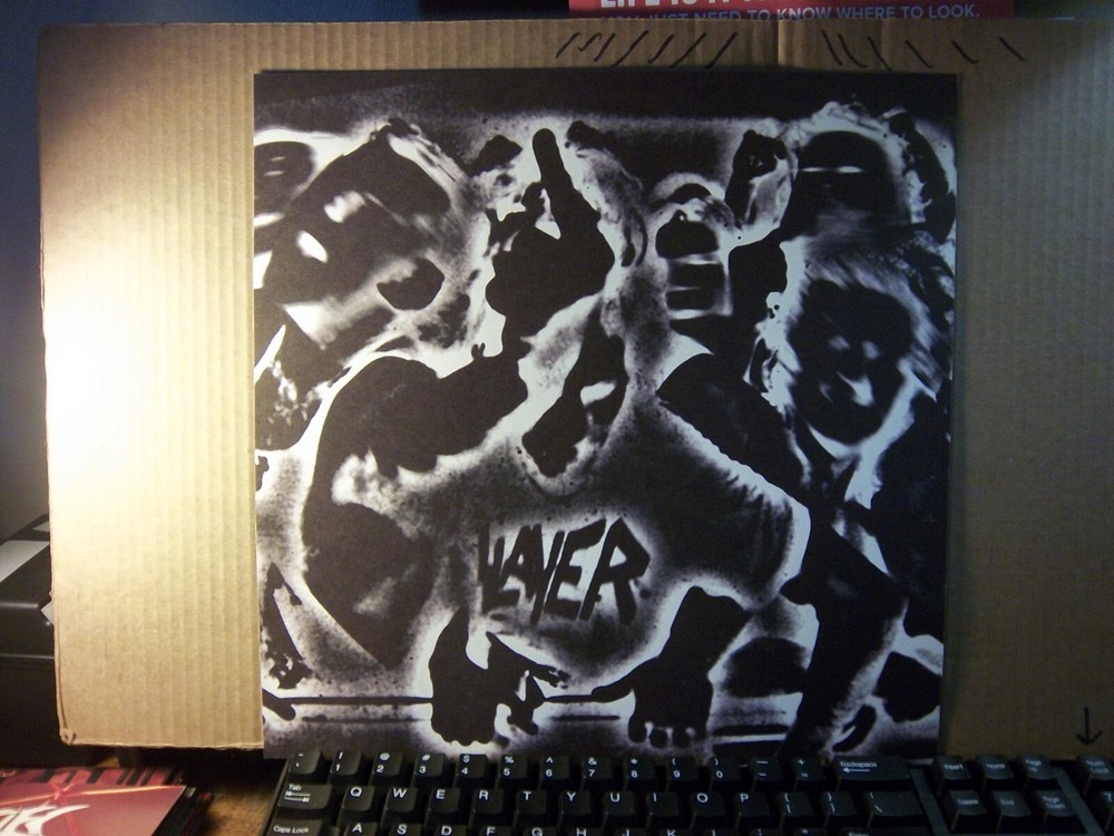 Orig Vintage Slayer Undisputed Attitude 1996 12×12 promoFlat/poster Not a record