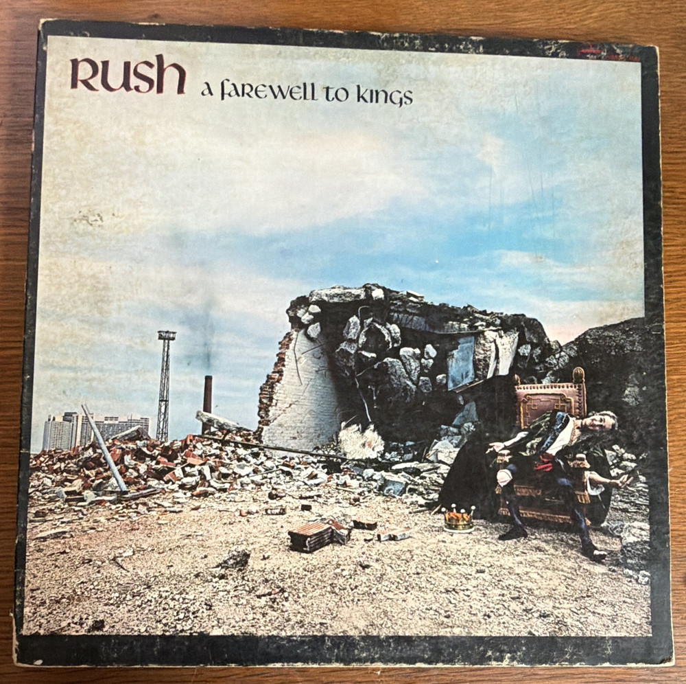 Rush A Farewell to Kings 12″ Vinyl LP Mercury Records Rock Terry Brown Prod