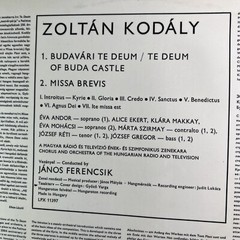 Kodaly Dorati Psalmus Hungaricus Peacock Variations -FIRST PRESS LP IMPORT Vinyl