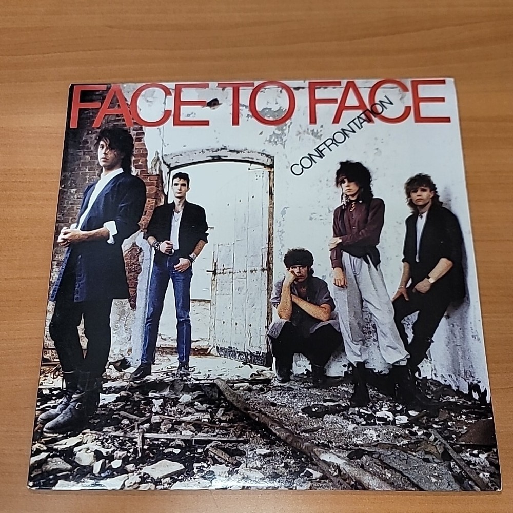 Face To Face *Confrontation* 1985 12″ Vinyl LP Epic Records BFE 39999 NM/NM