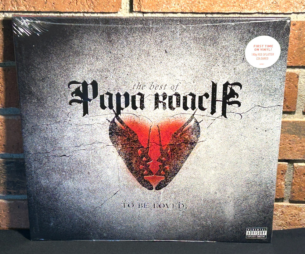 PAPA ROACH – To Be Loved The Best Of, Ltd Import 2LP SPLATTER VINYL Gatefold New