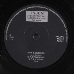 N.A. STEPHENSON: boogie woogie country girl / pins & needles INJUN 7″ Single UK