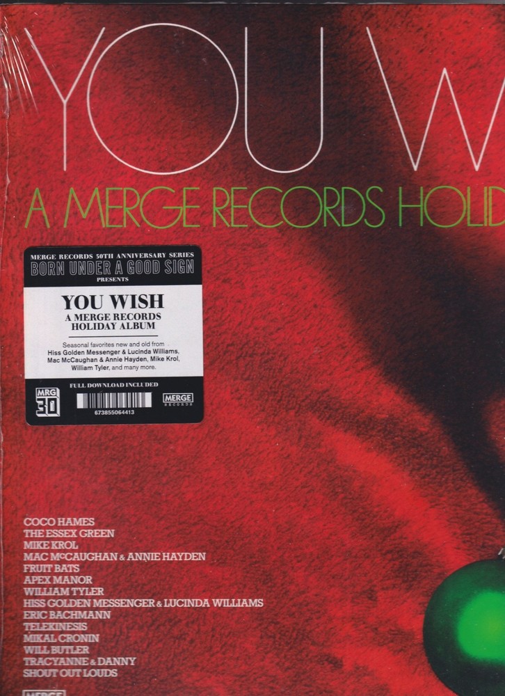 you wish a merge records holiday album lp sealed