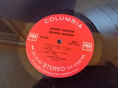 JOHNNY WINTER Gatefold SECOND WINTER , Blank Label – Columbia KCS 9947