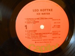 LEO KOTTKE ICE WATER ST-11262 LP VINYL RECORD Excellent Condition EX