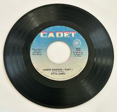 Vintage R&B Soul 45 RPM Record Lot of 9 Etta James Ike Tina Turner Mercury Argo