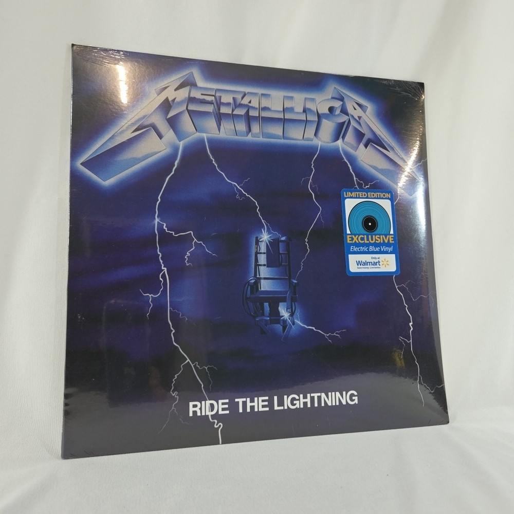 METALLICA – Ride The Lightning LP Electric Blue Vinyl Walmart Exclusive NEW