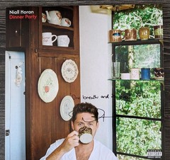 ✍️ Signed ✍️ NIALL HORAN DINNER PARTY Autographed on Sleeve with Lyric Olive LP