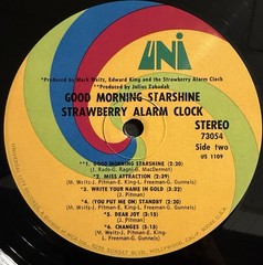 STRAWBERRY ALARM CLOCK – Good Morning Starshine LP 1969 Psych Rock VG/VG-
