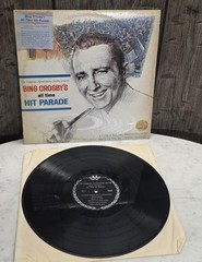 BING CROSBY’S ALL TIME HIT PARADE VINYL LP 1970 LONGINES SYMPHONETTE SOCIETY