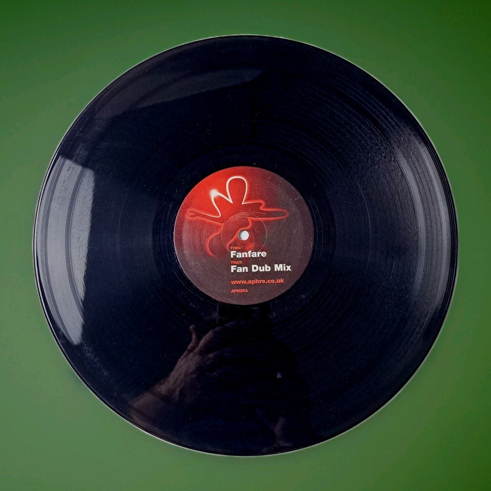Vinyl Record Aphrodite Fanfare Fan Dub Mix 2000 Aphrodite Recordings No Cover