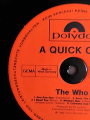 **RARE German 🇩🇪 Pressing** The Who “A Quick One”(1981) Polydor Records *Ex*