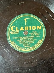 Frank Ferera’s Hawaiian Trio 1920’s Beautiful Love 78 RPM Clarion