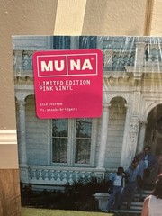 Muna Silk Chiffon Pink Vinyl 7” Single New in Shrink with Hype Sticker Limited