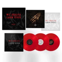 Wiz Khalifa – Cabin Fever Trilogy 3LP 12″ Red Colored Vinyl Record – NEW