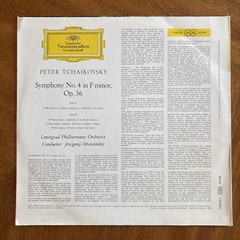 Tchaikovsky Symphony No. 4 in F Minor Leningrader SLPM 138 657 DGG Release 1/63