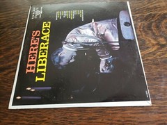 LIBERACE – HERE’S LIBERACE VOCALION VL 3821 – mono LP Record excellent EX